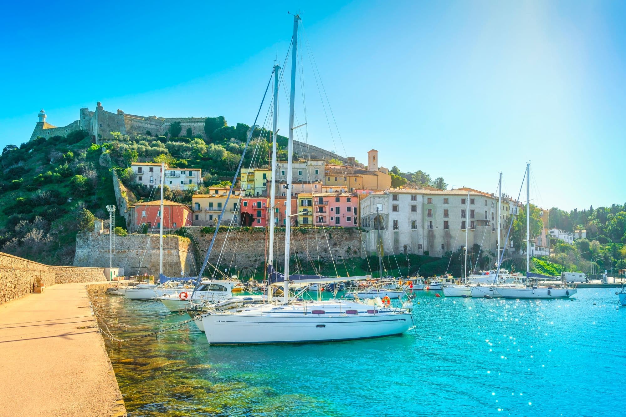 Porto Ercole Weekend Getaway: Beaches & Forts from Rome by Train